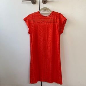 Orange Francesca’s boho style dress